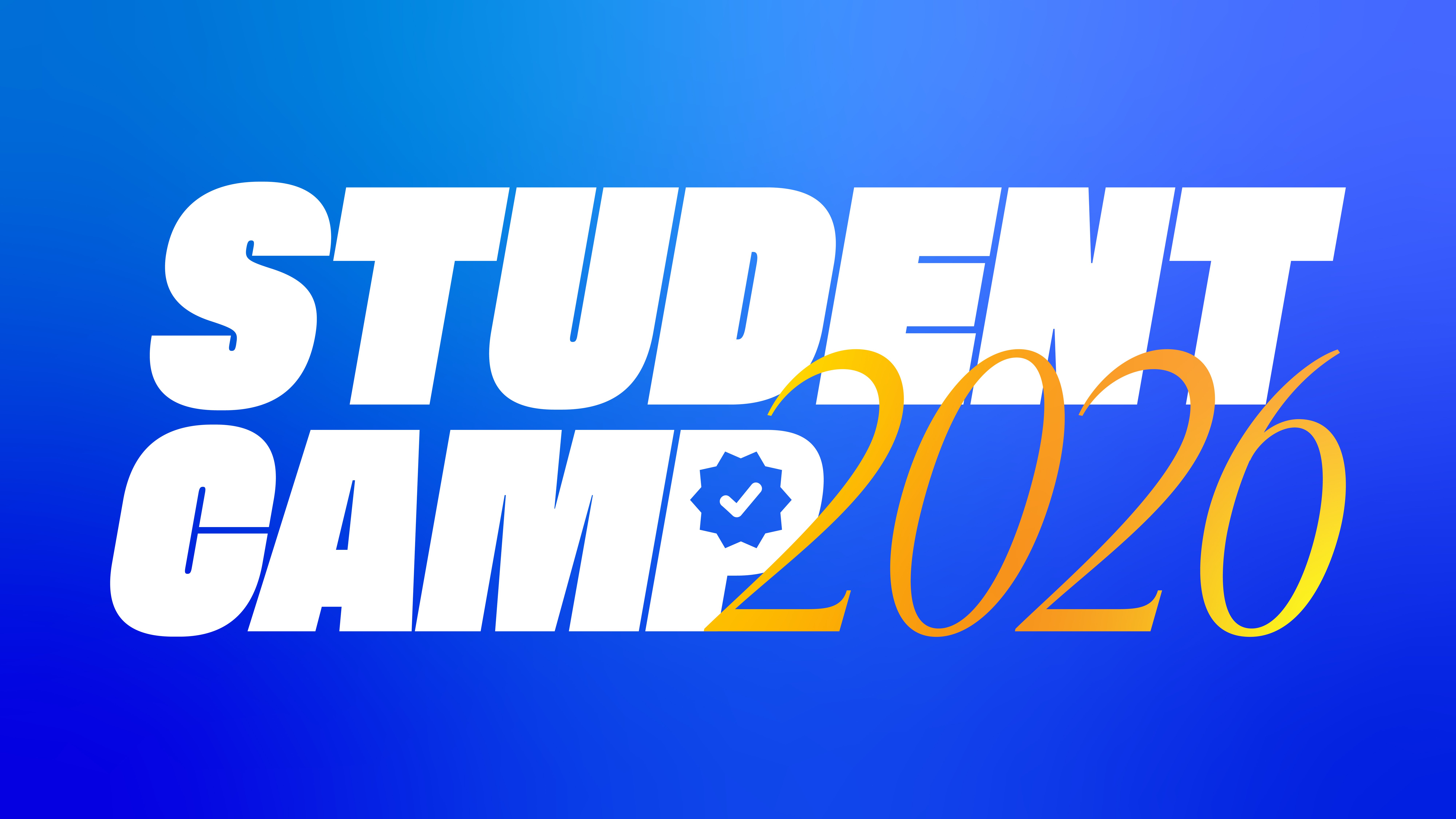 Student Camp 2026 Branding